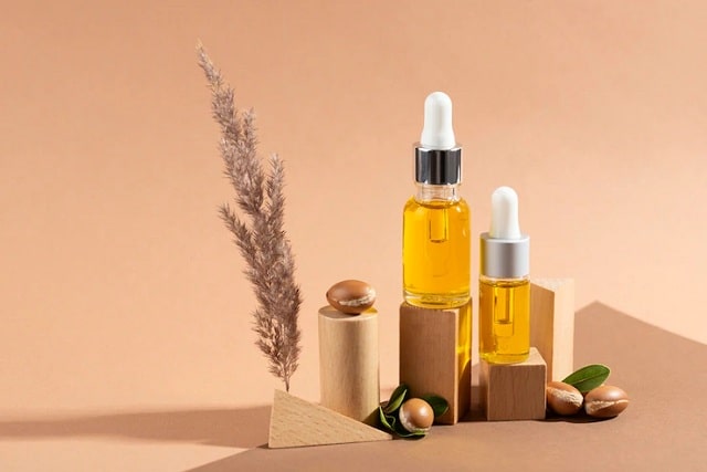 huile d'argan saine