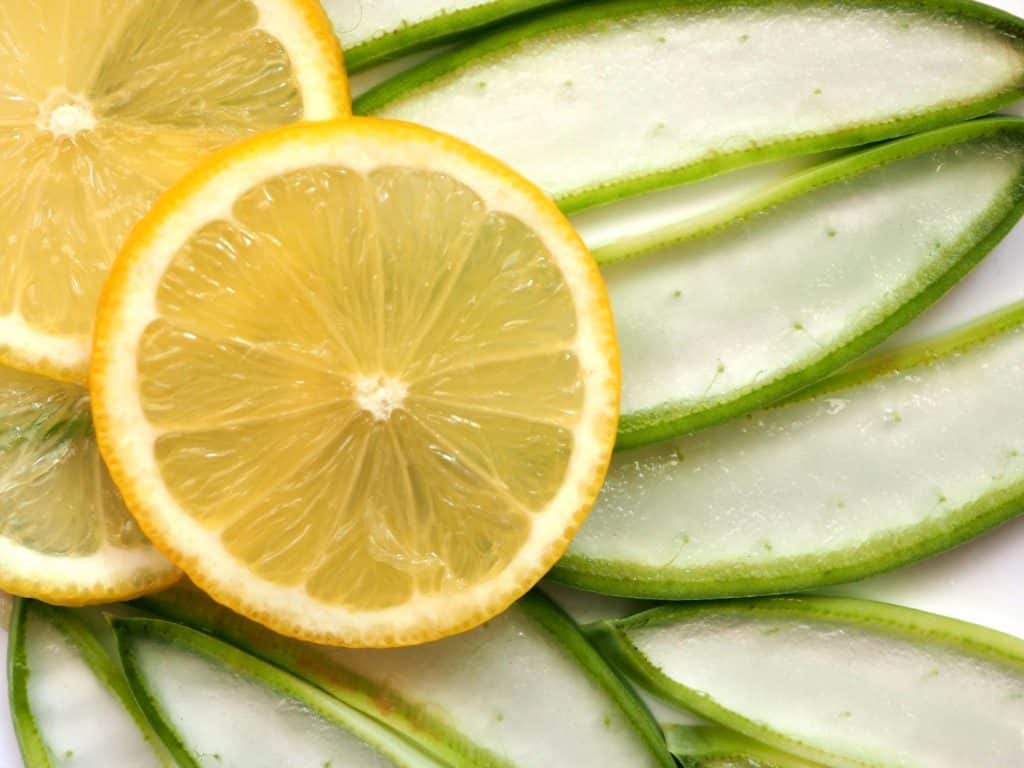 jus de citron pour la peau