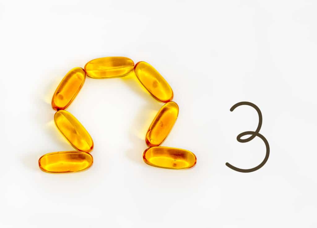 des gélules d'Omega 3