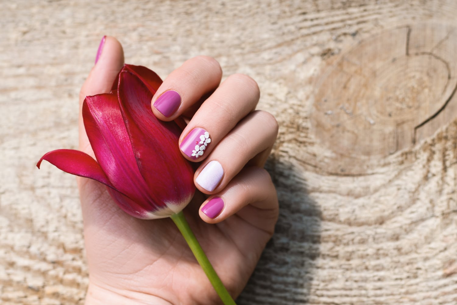 des ongles decores de vernis semi permanent