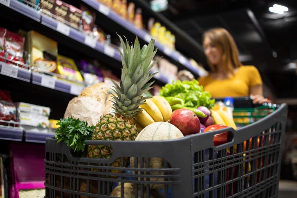 faire des courses healthy