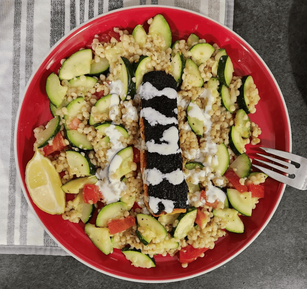 Exemple d'un repas healthy Hello Fresh
