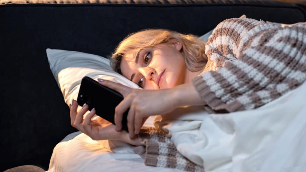 dormir avec son téléphone