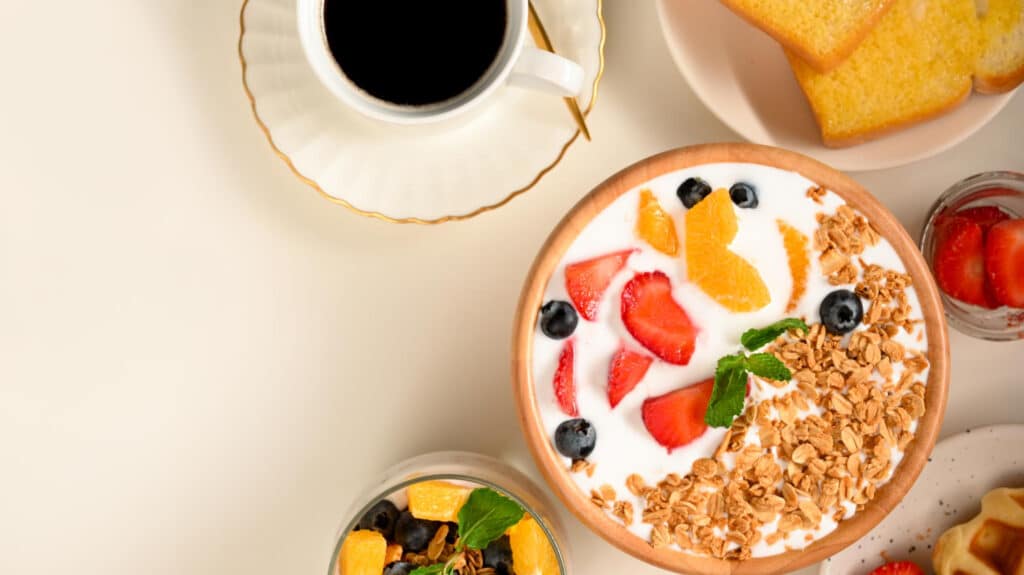 petit déjeuner sain