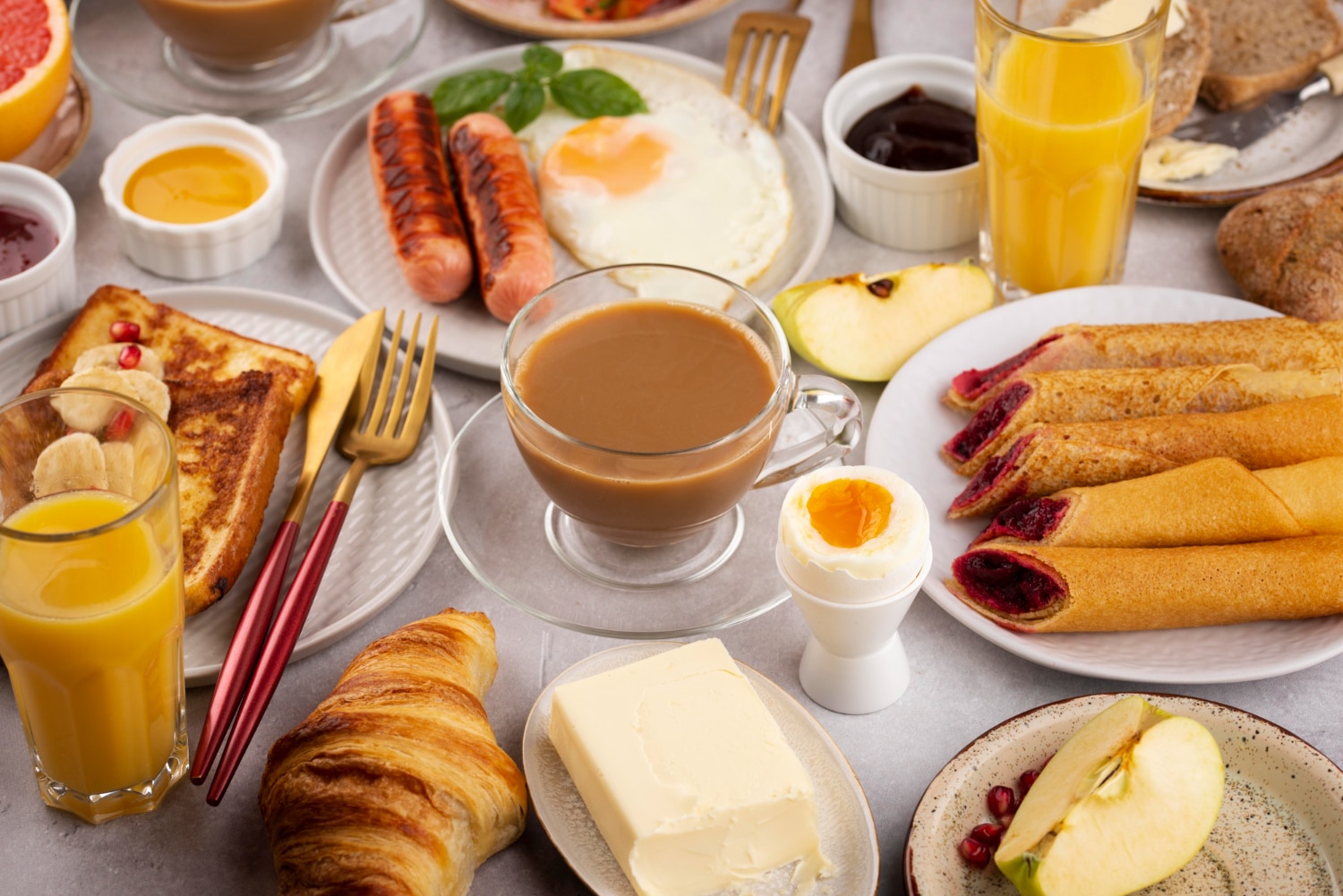 un petit dejeuner