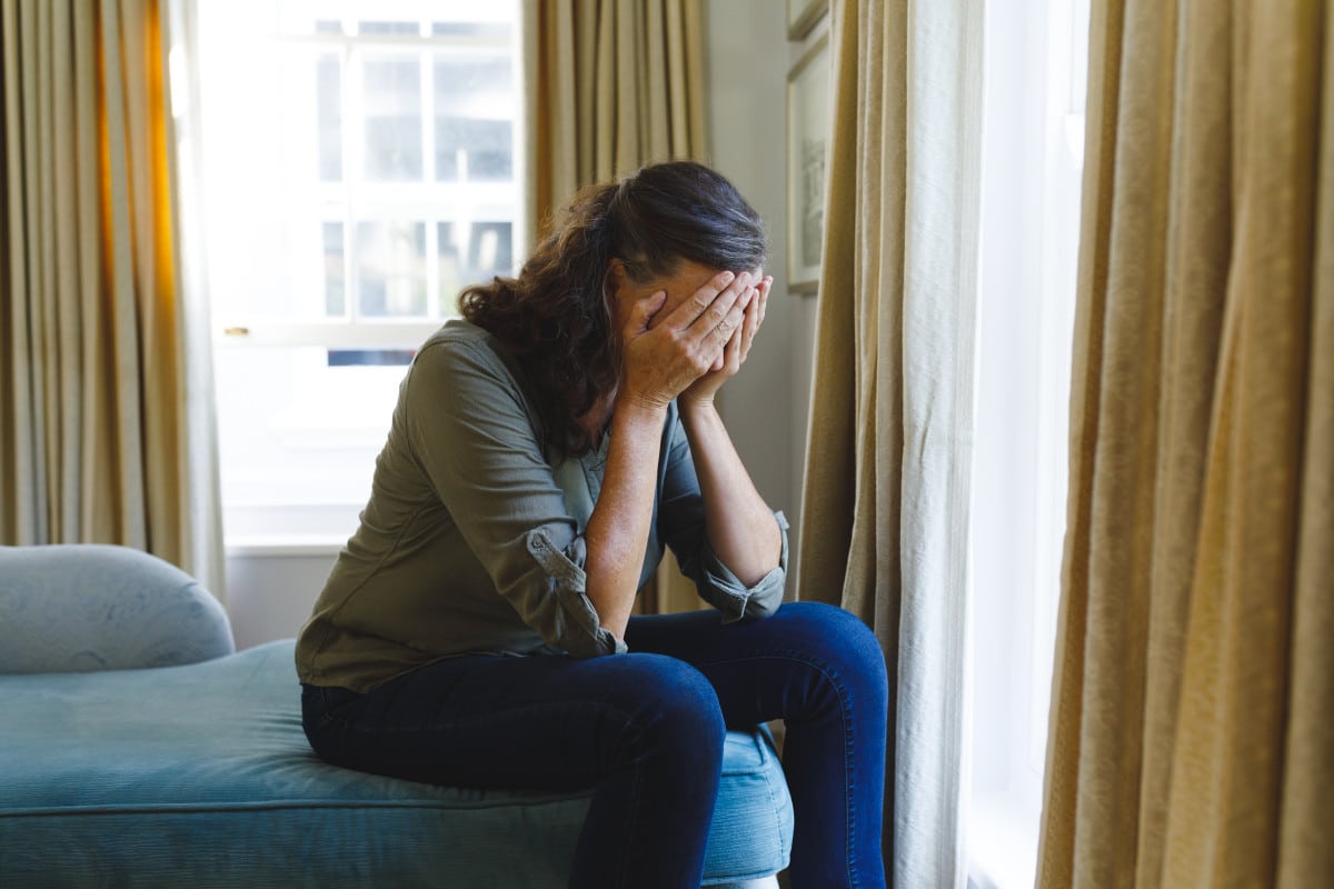 femme stressée