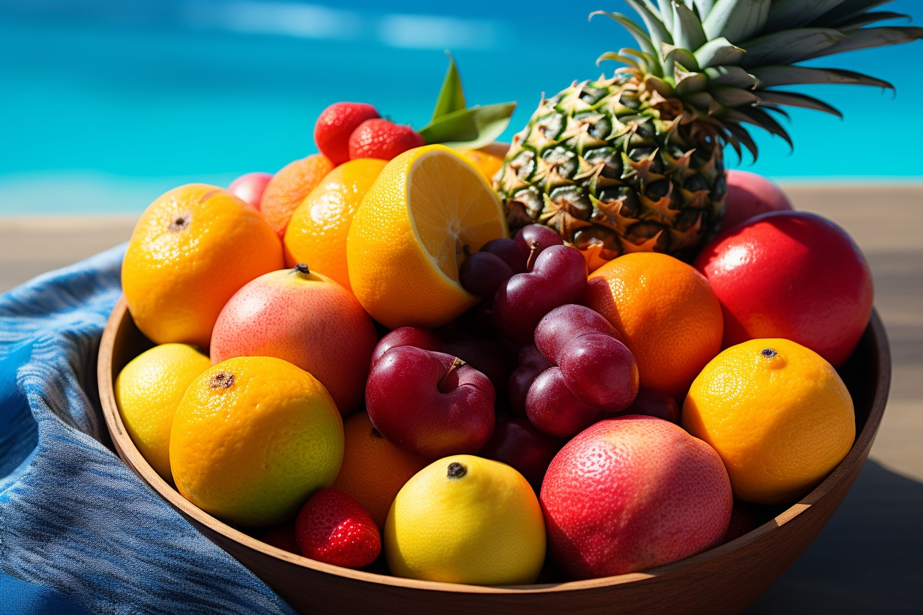 Éviter le petit bidon gonflé sur la plage grâce aux fruits : nos astuces