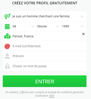 creation du profil