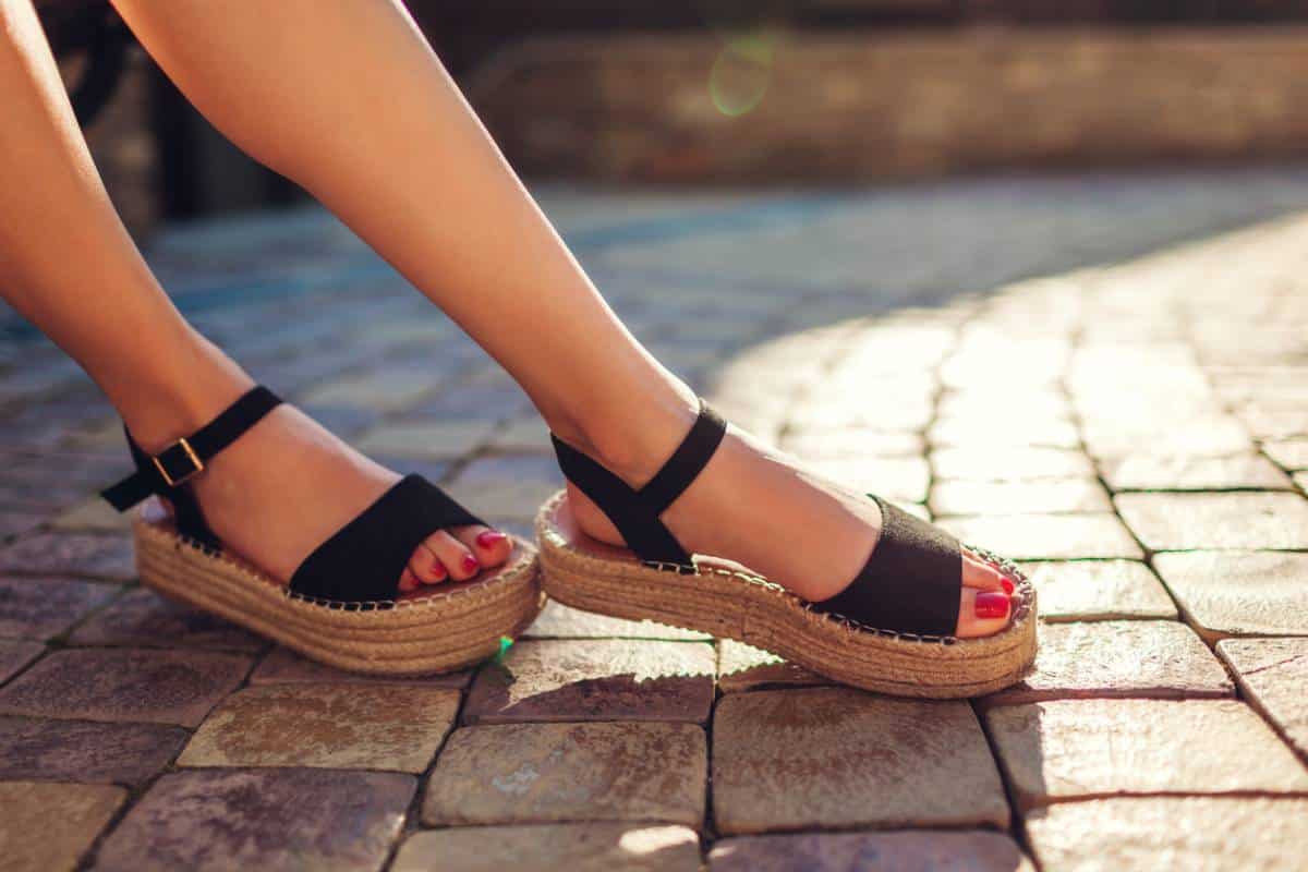 visu confortable sandales